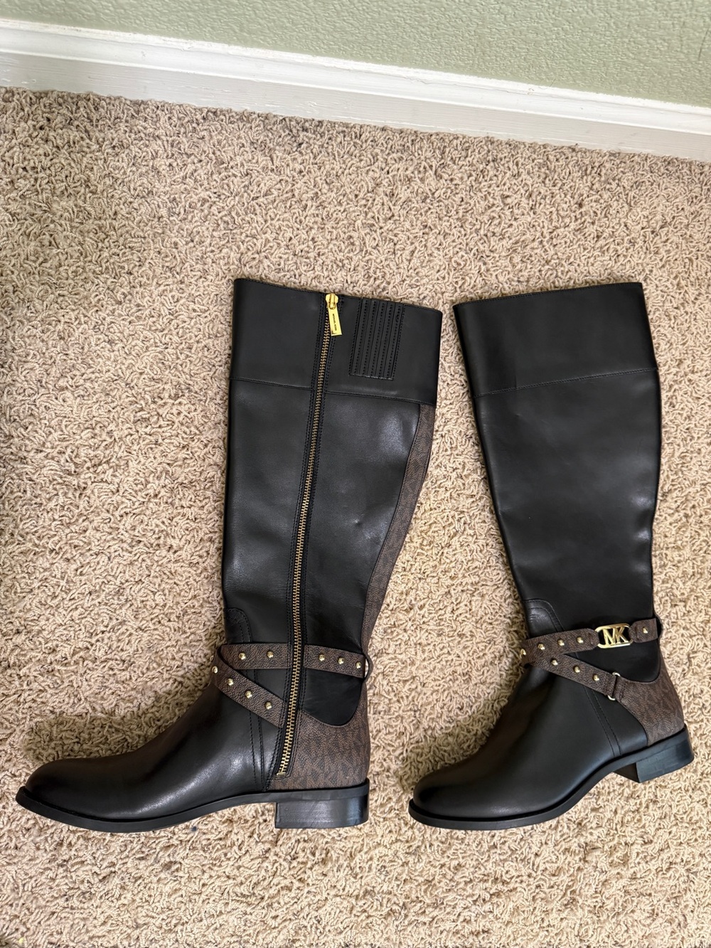 Michael Kors Kincaid Leather Riding Boot - W8 - Picture 6 of 11